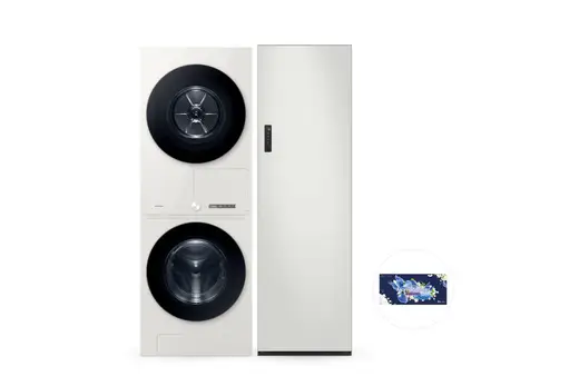 [삼성] 비스포크 Bespoke AI 에어드레서 대용량 5~9벌 +아로마시트 (크리스탈 미러) DF80H24R1CA1