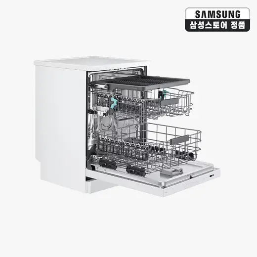 [삼성] BESPOKE AI 프리스탠딩 식기세척기 14인용 에센셜 화이트 DW80F73Y1FEWT