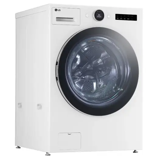 [LG] 트롬 오브제컬렉션 세탁기 24kg (릴리 화이트) FX24WNR