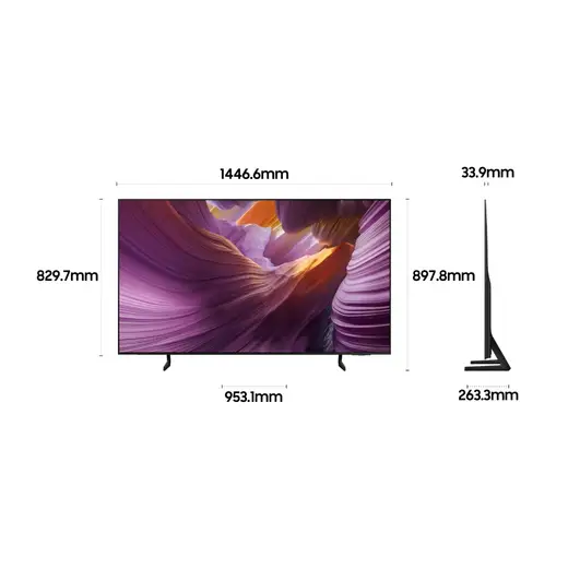[삼성] 2025 OLED SF8E (163cm) 65인치 TV KQ65SF8EAEXKR