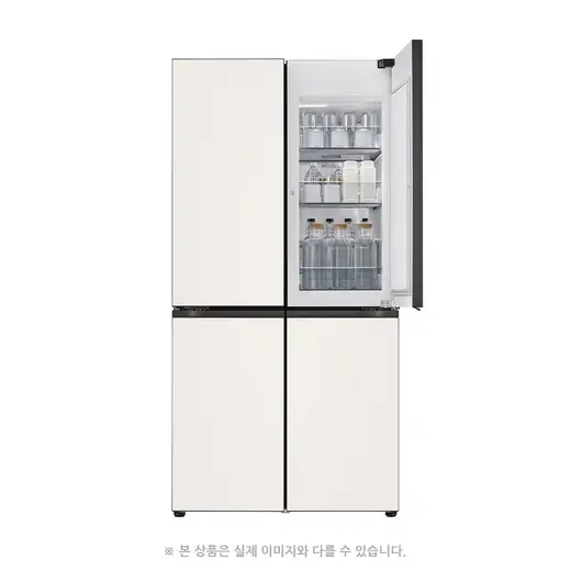 [엘지] 오브제컬렉션 냉장고 (더블매직스페이스) 871L 2등급(베이지&베이지) M876GBB232