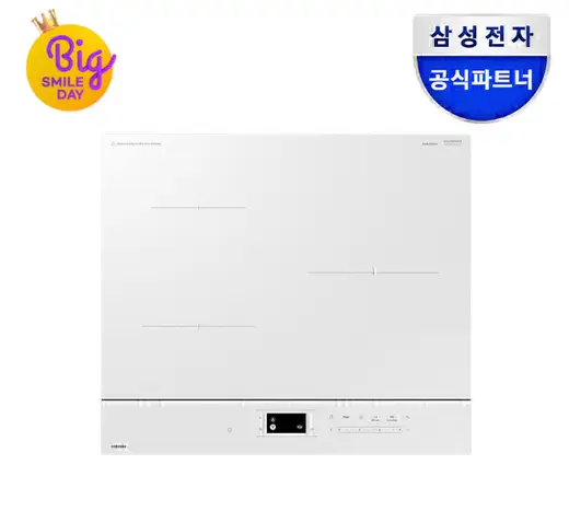 [삼성] BESPOKE 빌트인 인덕션 3구 화이트 AI끓음감지 NZ63DB607CFH