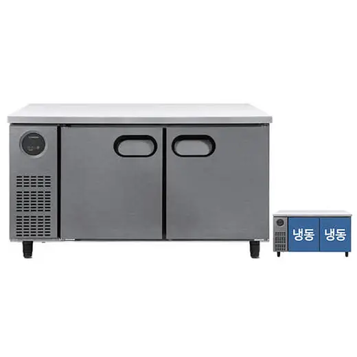 [스타리온] 직냉식 1500 테이블 냉동고 366L (내부스텐) SR-T15DIEMC