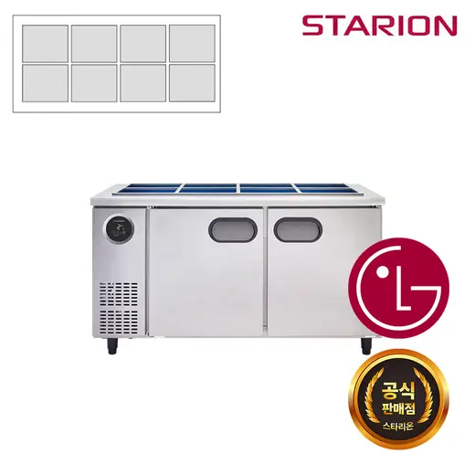 [스타리온] 직냉식 1500 반찬 냉장고 396L SR-V15BAR