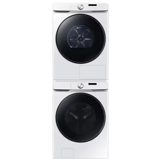 [삼성] 그랑데 AI 세탁기 25kg+건조기 21kg+설치 키트 WF25DG8250BW2T