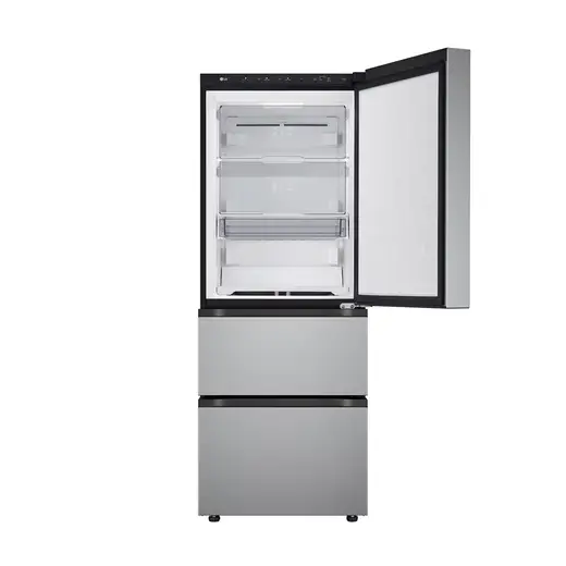 [엘지] 디오스 오브제컬렉션 김치톡톡 Fit & Max 3도어 김치냉장고 324L 솔리드 그린/솔리드 실버 Z334SGS171
